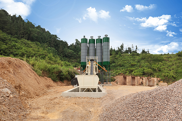 Concrete Batching Plant with Less Footprint Space in Manila, Philippines